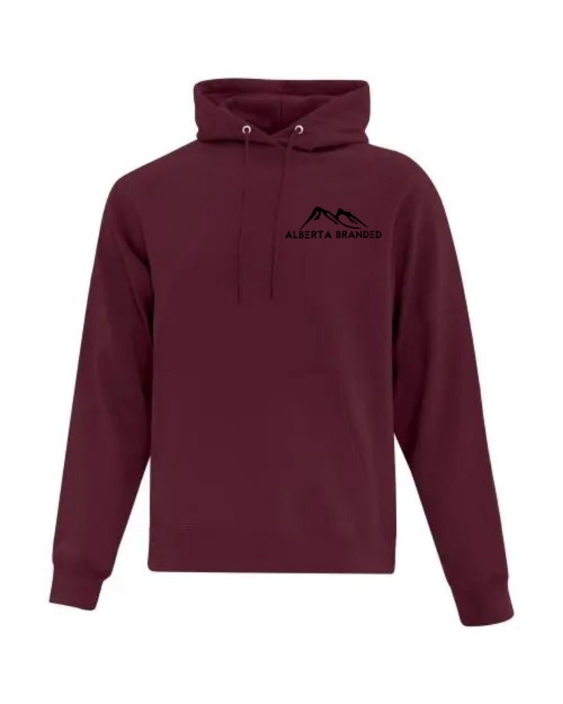 AB Mountains Maroon/Black Hoodie