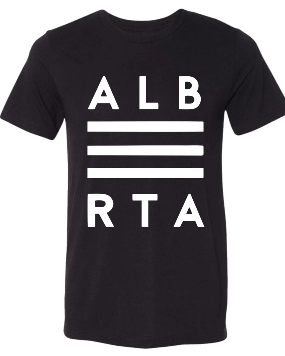 ALBERTA Prairies Black/White T-Shirt