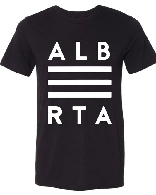 ALBERTA Prairies Black/White T-Shirt