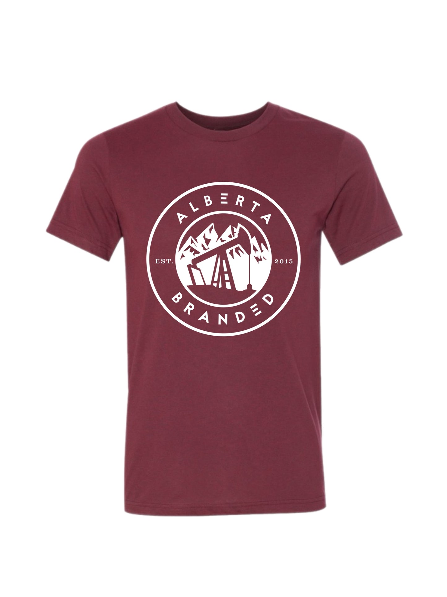Heritage Heather Maroon/White T-Shirt