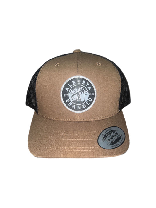 Heritage Brown/Black Curved SnapBack